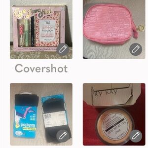 Mary K  Bronzer 1/8g+Estee Lauder bag💕6.5x5x2+Eye Love Moi 4P+2NIP cushy🦶🏻